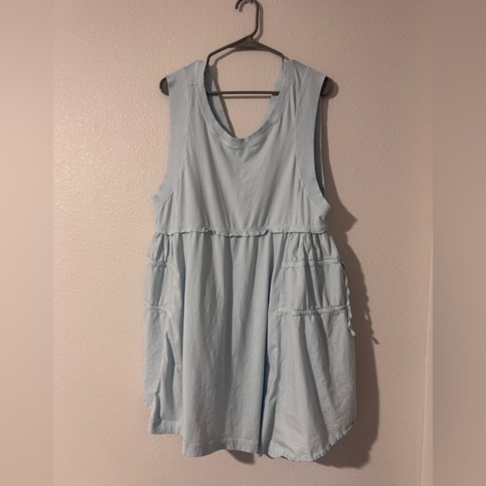 By Anthropologie Sleeveless Asymmetrical Mini Dress Size XL